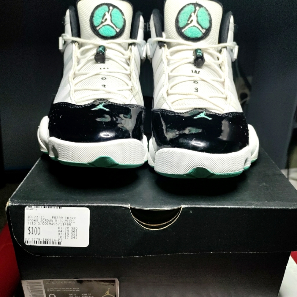 Jordan 6 Rings Sz 9